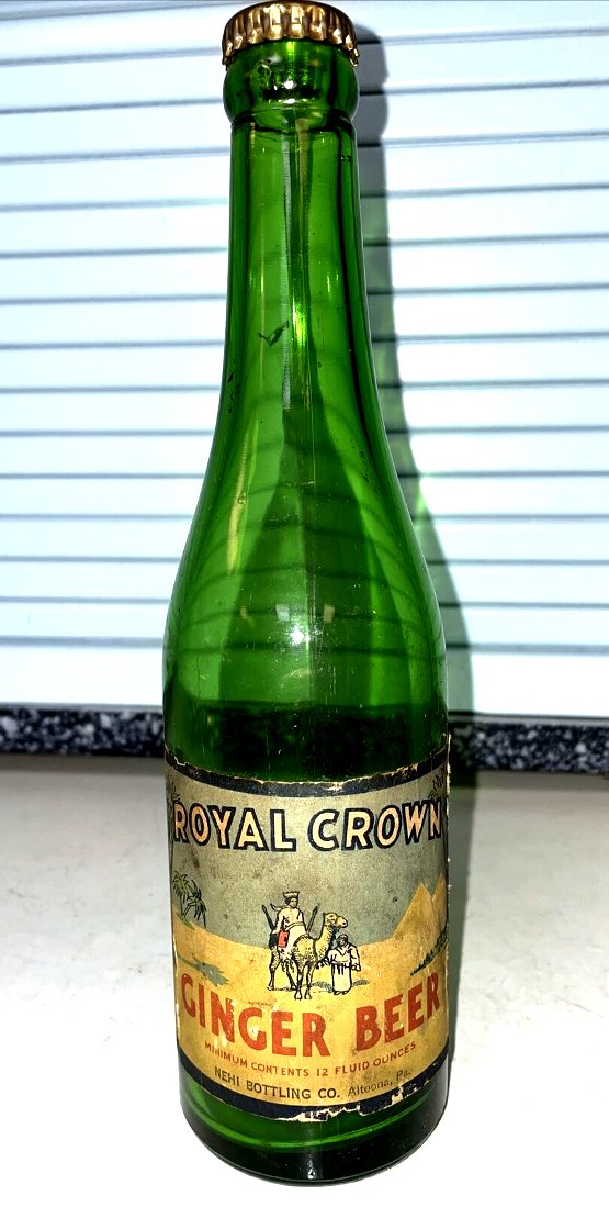 Royal Crown Ginger Ale Bottle Altoona PA OI 1931 (Front).jpg