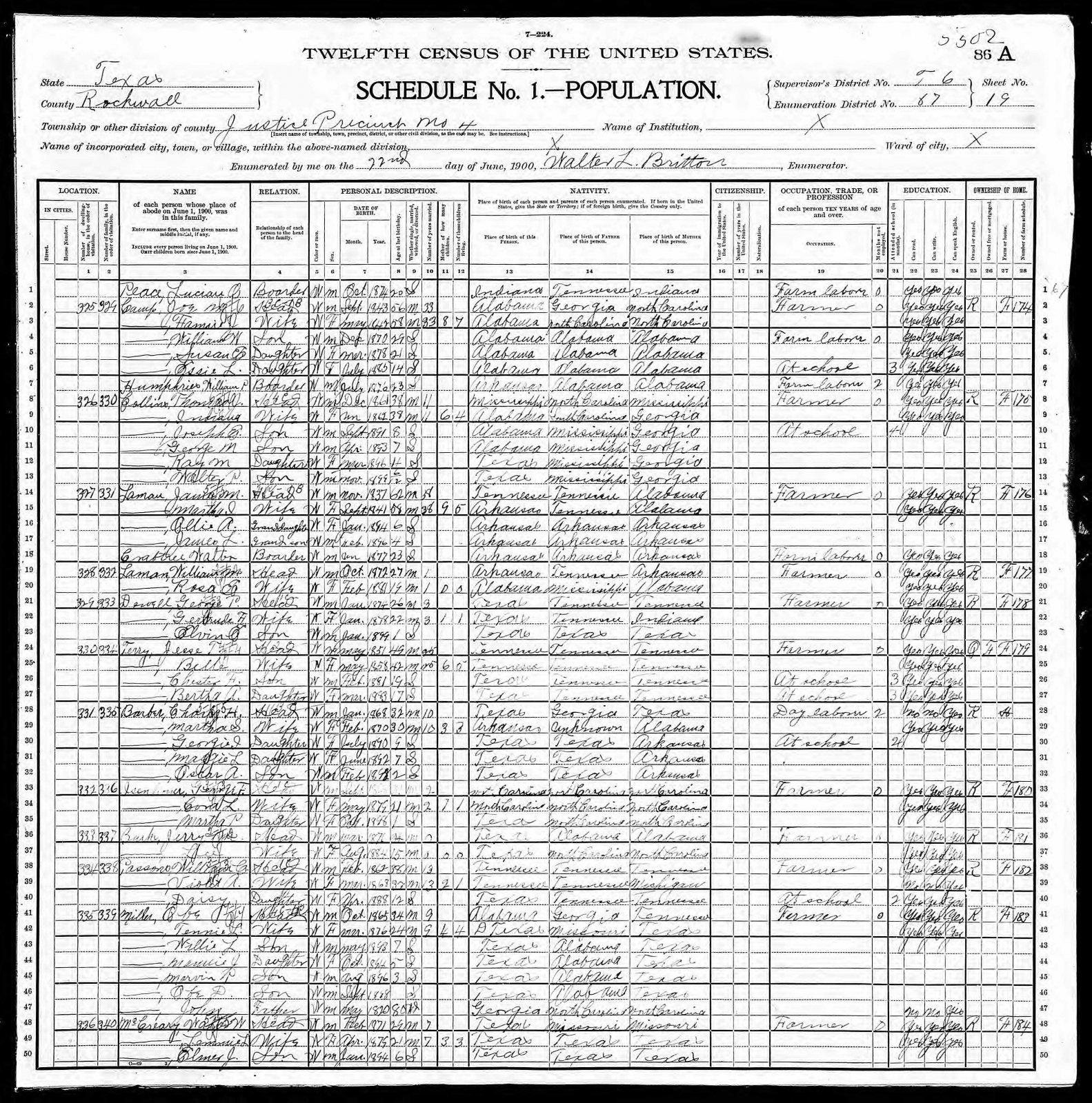 1900 census, Thomas J. Collins.jpg