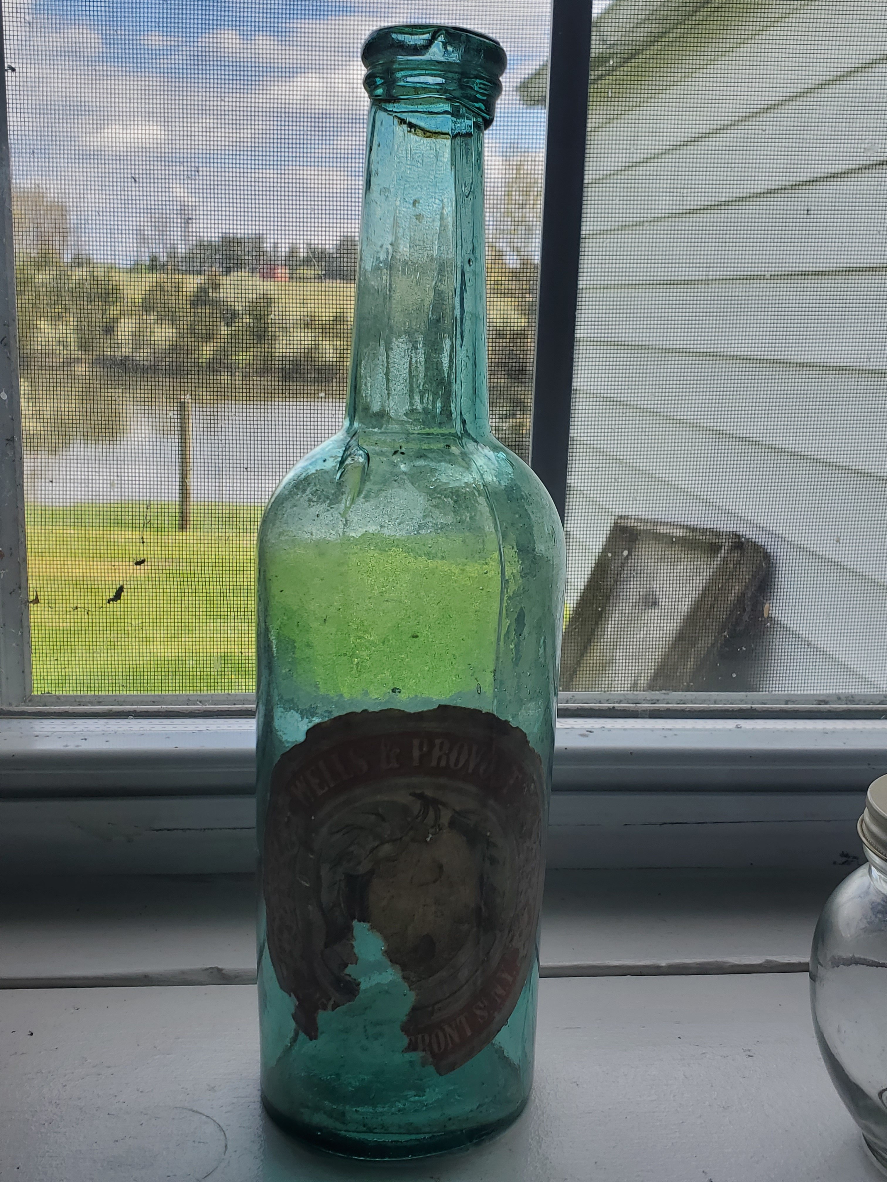 value of antique glass bottles