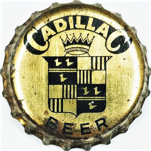 Cadillac Brewing Co. Beer Bottle Cap c 1930s.jpg