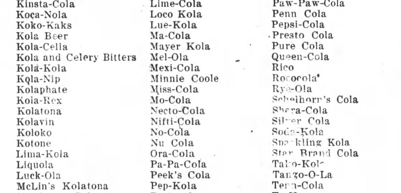 Coca Cola Ad Imatators The Monroe Journal N.C. August 15, 1919  7 (2).jpg