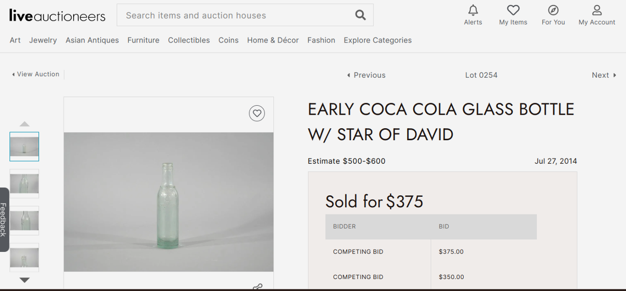 Coca Cola Bottle Star of David.png