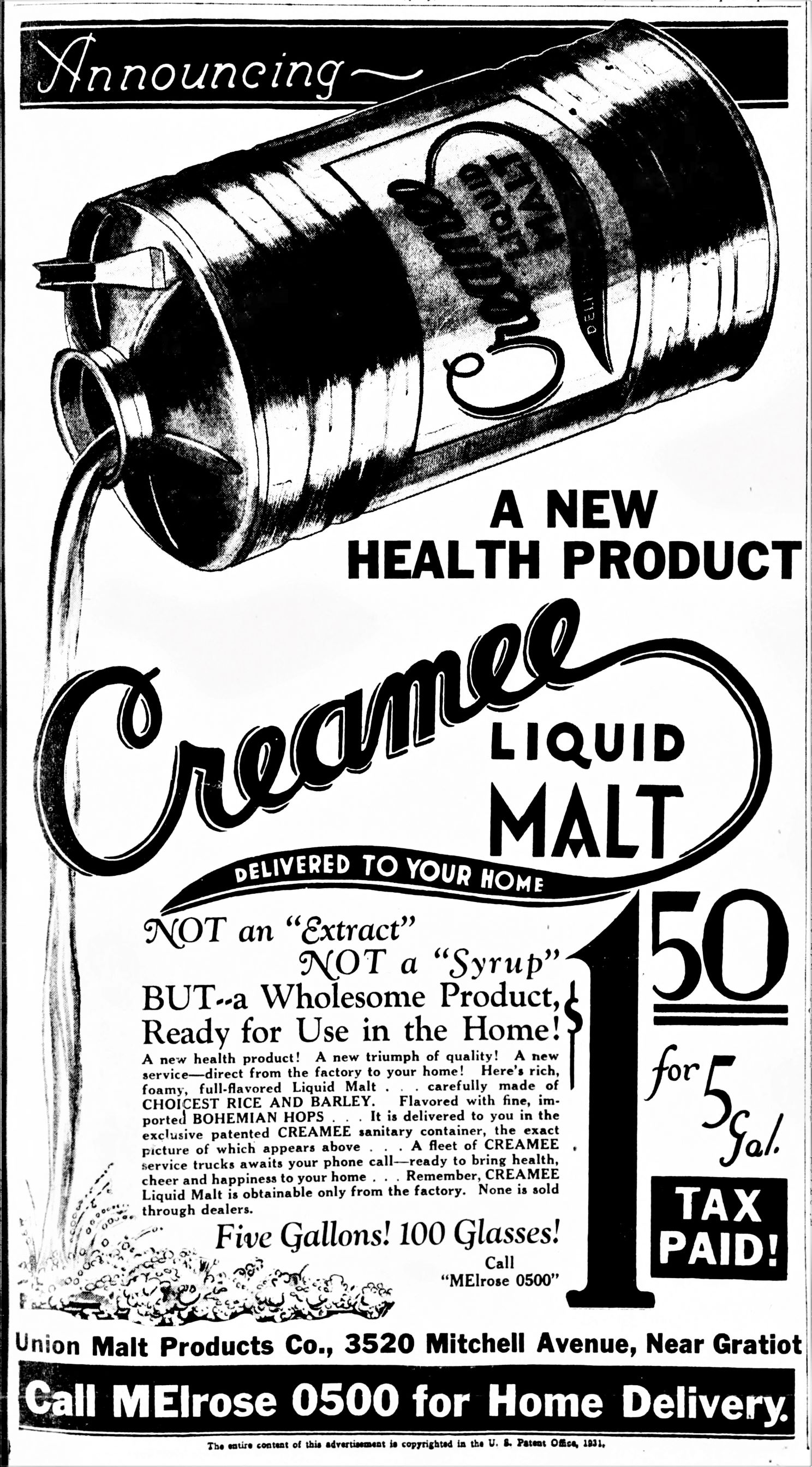 Union Malt Products Creamee_Detroit_Free_Press_Thu__Jul_9__1931_.jpg