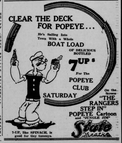 7up 1937 Popeye The Kingsport Times Tenn Sept 1, 1937 (2).jpg