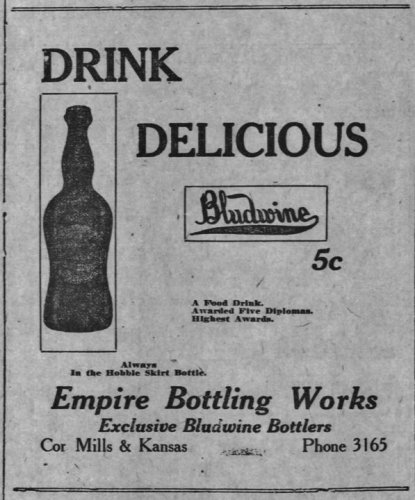 Bludwine El Paso Herald March 15, 1913.jpg