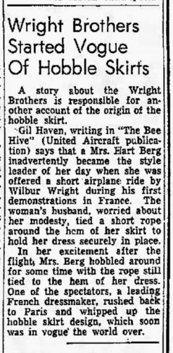 Hobble Skirt Ogden Standard Examiner Feb 11, 1953.jpg