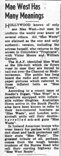 Mae West Ottawa Journal Ontario Canada Nov 13, 1943.jpg