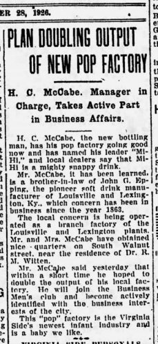 Epping McCabe Bluefield Daily Telegraph West Virginia Oct 28, 1926.jpg