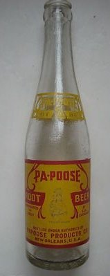 Pa Poose Root Beer Bottle Yellow Label $35.00.jpg