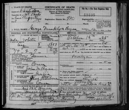 Bryan Death Certificate 1925.jpg