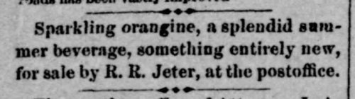 Barq Sparkling Orangine R. R. Jeter The Colfax Chronicle Louisiana March 10, 1894.jpg