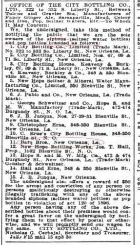 Barq Brothers New Orleans April 1900.jpg