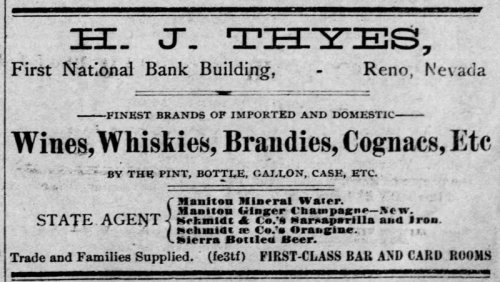 Orangine Schmidt and Company Reno Gazette Journal Nevada April 1, 1892.jpg