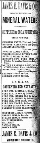 Vernor's Ginger Ale 1887 James E Davis Co DFP June 4, 1887.jpg