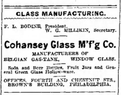 Cohansey Glass Co. Soda Bottles Lebanon Daily News Penn July 29, 1896.jpg