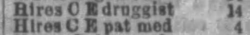 Hires 1873 Druggist Philadelphia Inquirer May 13, 1873 Druggist Patent Medicines.jpg