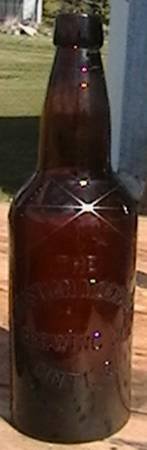 Christian Moerlein Vintage Amber Blob Top Beer Bottle Cincinnati.jpg