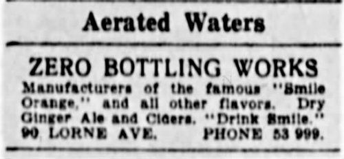 Zero Bottling Works-The Winnipeg Tribune, 20 May 1932, Fri, Page 23 .jpg