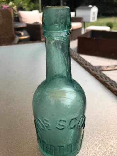 THOs Scott Phila Aqua Green Squat bottle with long neck.jpg