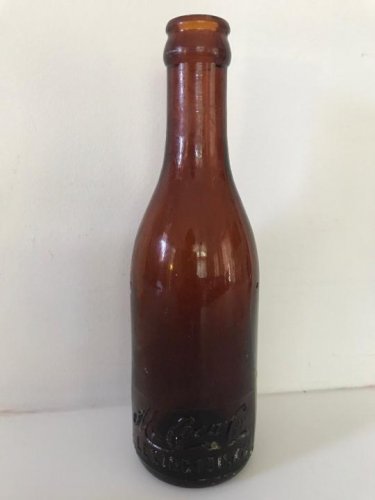 Rare Amber Coca Cola Bottle, Lexington KY marked My Coca Co.jpg