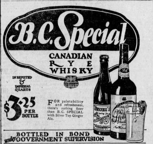 Felix brand related-Silver Top-Vancouver Brewery-  The Province, 14 Dec 1925, Mon, Page 15.jpg