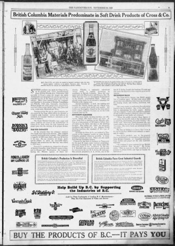 Cross & Co. Ginger Ale_The_Vancouver_Sun_Vancouver_B.C._Canada_Sat__Nov_30__1929.jpg