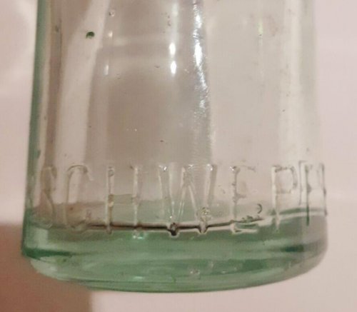 Schweppes Bottle UK eBay described 1950s or 1960s Heel.jpg