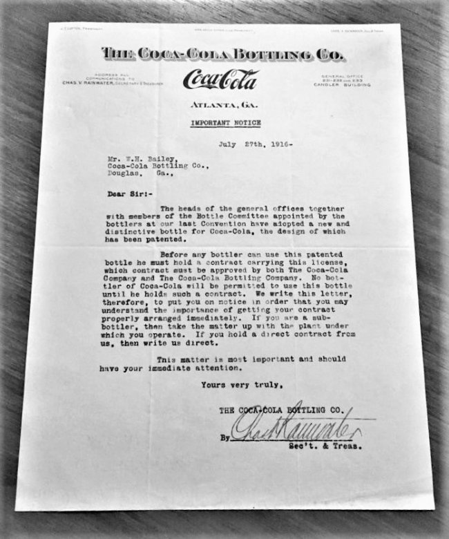 COCA COLA Letter From Atlanta Georgia July 27, 1916.jpg