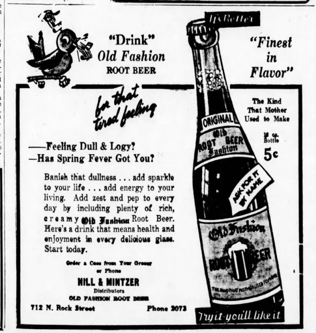 Old Fashion Root Beer 1939 Shamokin, Pa..png