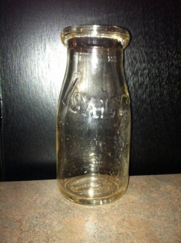 Isaly's 1/2 pint Milk or cream Bottle | Antique Bottles, Glass, Jars ...