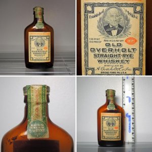 1939 Old Overholt Whiskey Mini Bottle