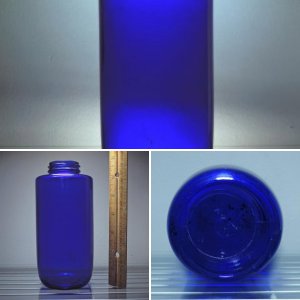 Cobalt Blue Phillips Milk of Magnesia Bottle