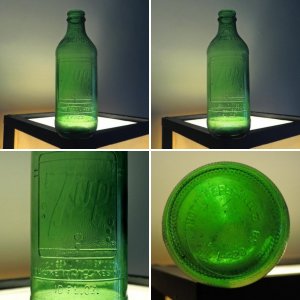 1968 7UP Soda Bottle Embossed