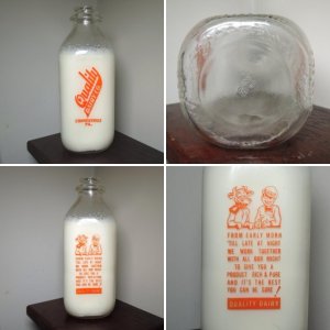 1968 Quality Dairy Milk Bottle