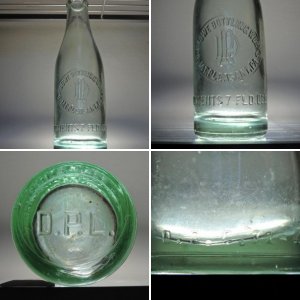D.P. Lowe Bottling Works Soda Bottle