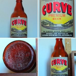 1949 Altoona Curve Beer Bottle