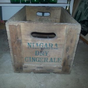 Small Niagara Dry crate, front/back view