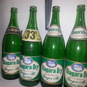 Some paper label variants of 30oz bottles.