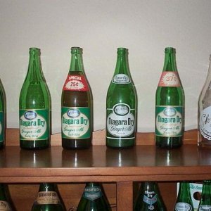 Various Niagara Dry bottles (courtesy of a fellow Niagara Dry collector)