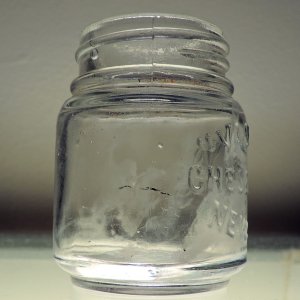 Antique Vaseline Jar (2)