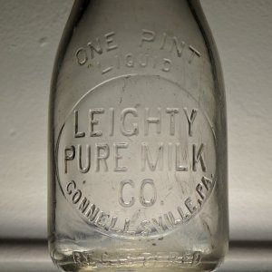 1934 Leighty Pure Milk Dairy Bottle (6)