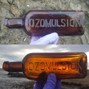 Ozomulsion Patent Medicine Bottle