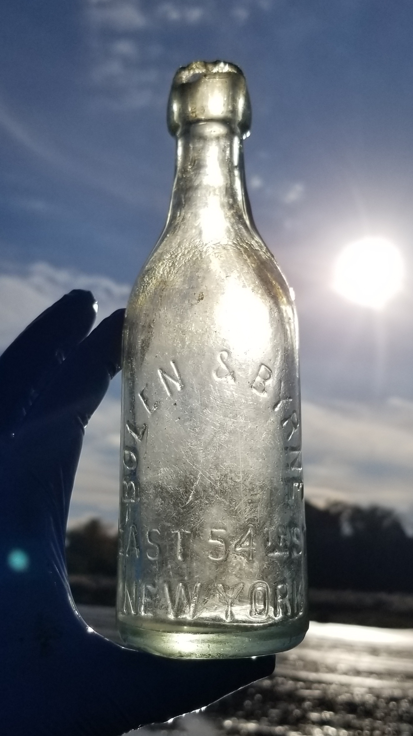 1895 Bolen & Byrne Soda Bottle