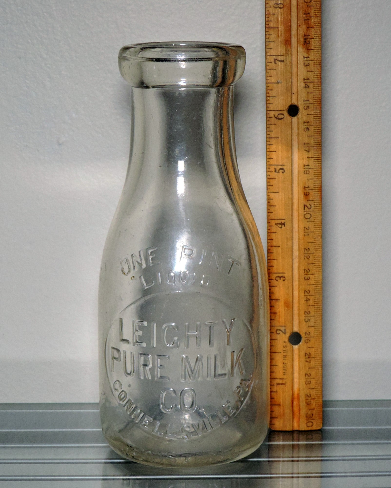 1934 Leighty Pure Milk Dairy Bottle (8)