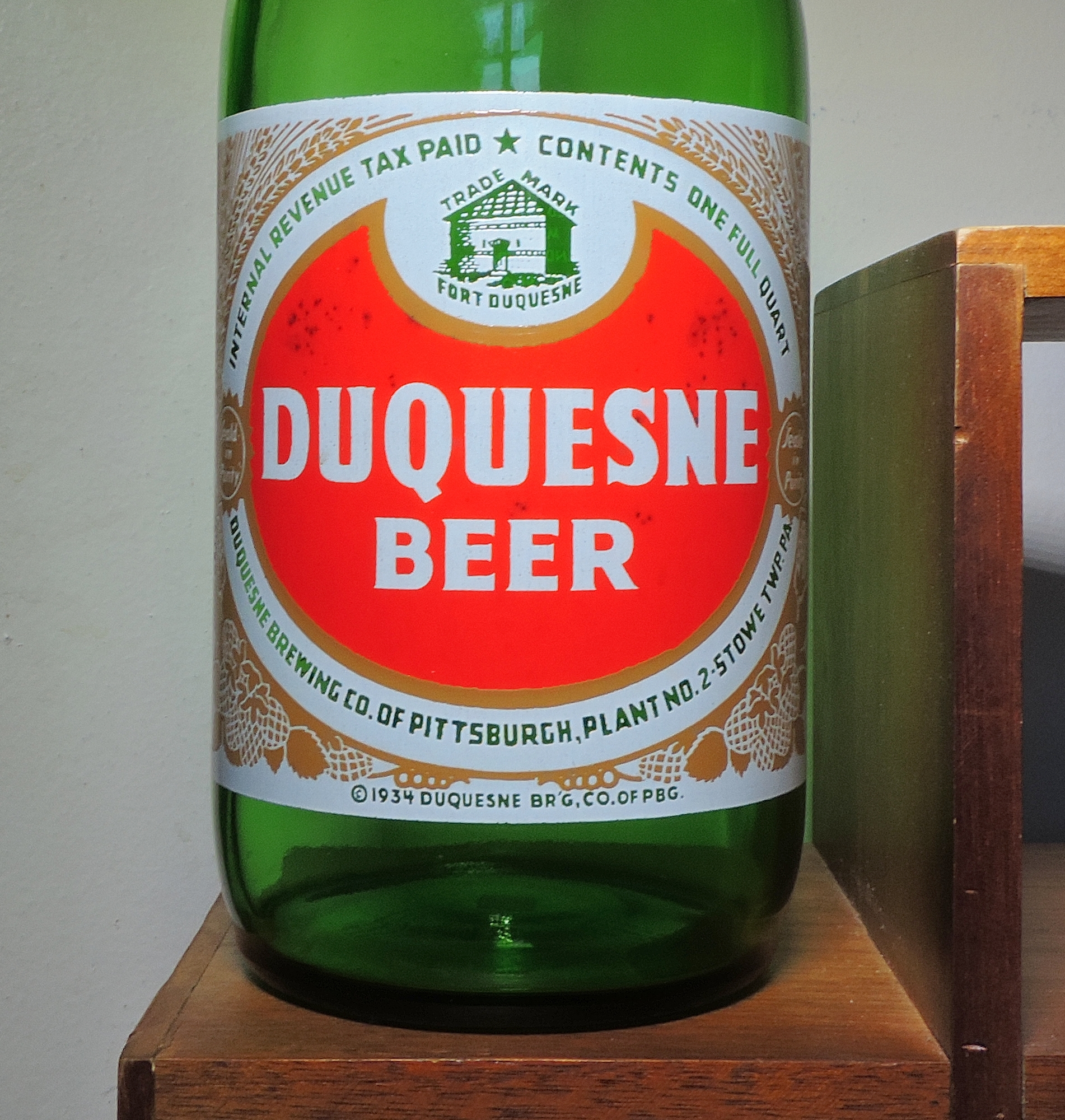 1942 Duquesne Brewing Beer Bottle (5)
