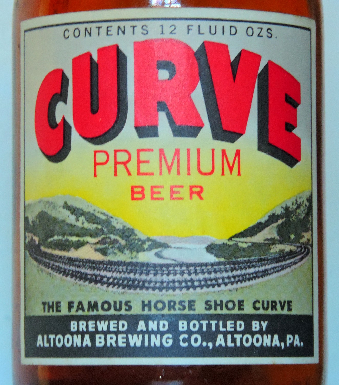 1949 Altoona Curve Beer Bottle (Photo 2)