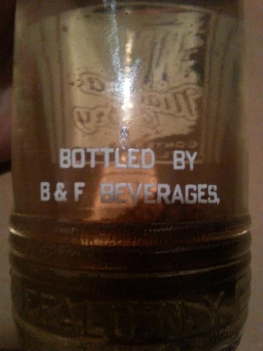Bottled by B&F Beverages