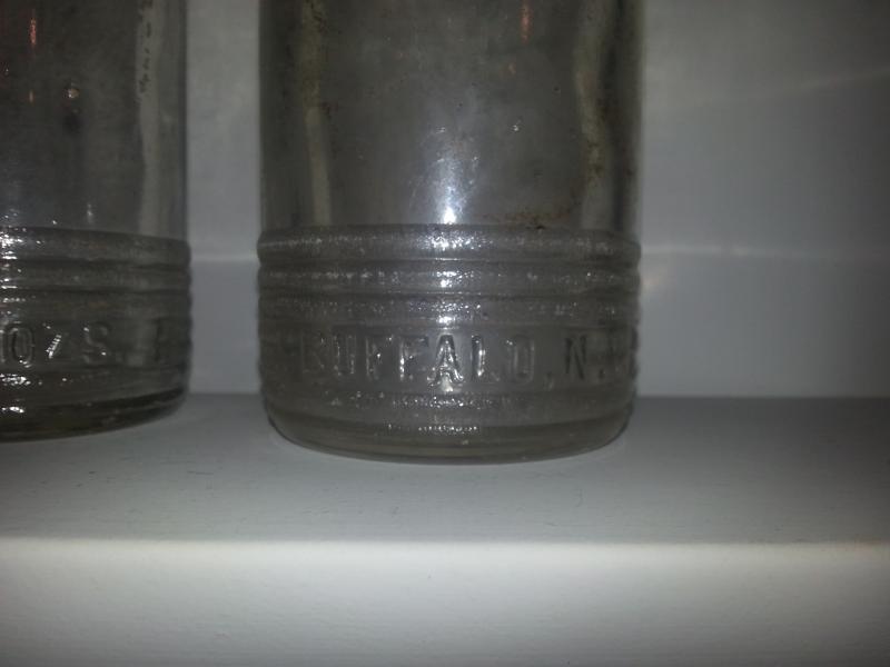Bottom portion of bottle reads "BUFFALO N.Y." on one side, "12 FL. OZS." on the other.
